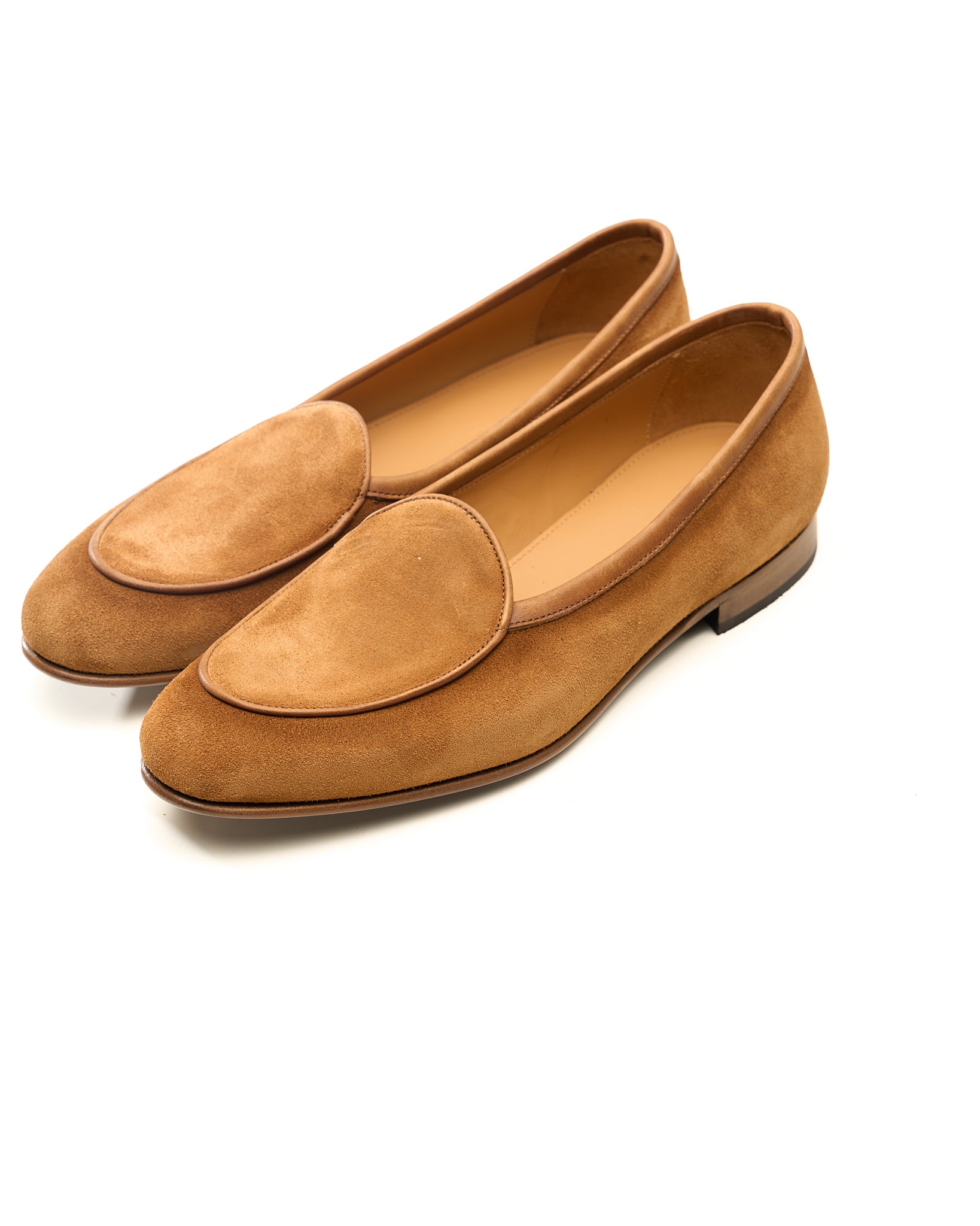 Loafer in Pelle Scamosciata Cuoio