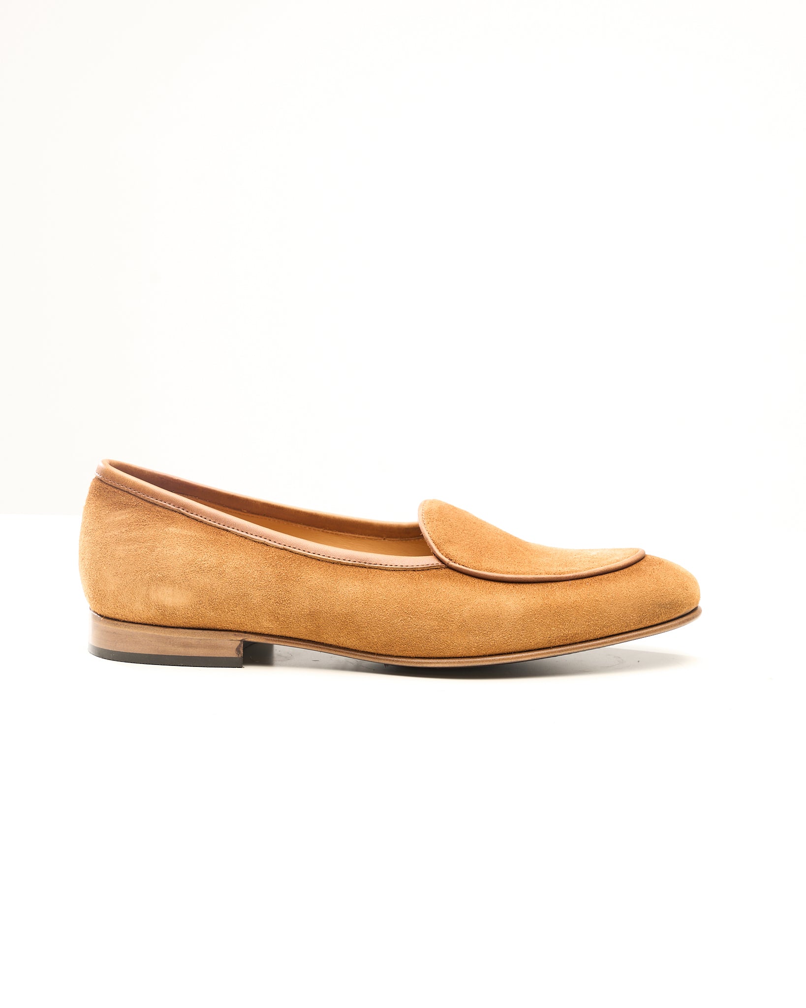 Loafer in Pelle Scamosciata Cuoio