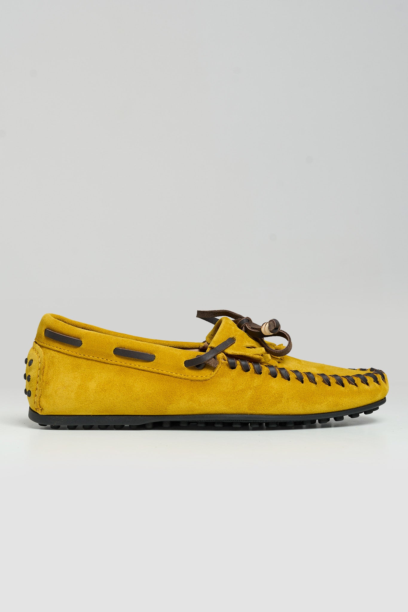 Mocassino Scamosciato da Barca Giallo