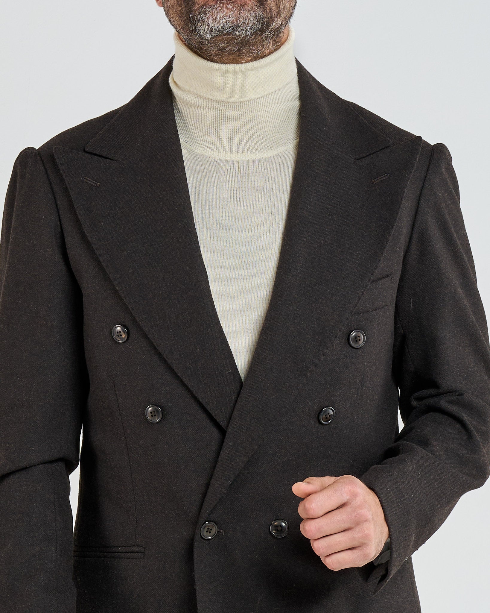 Giacca Jocket in Flanella Moro Courchevel