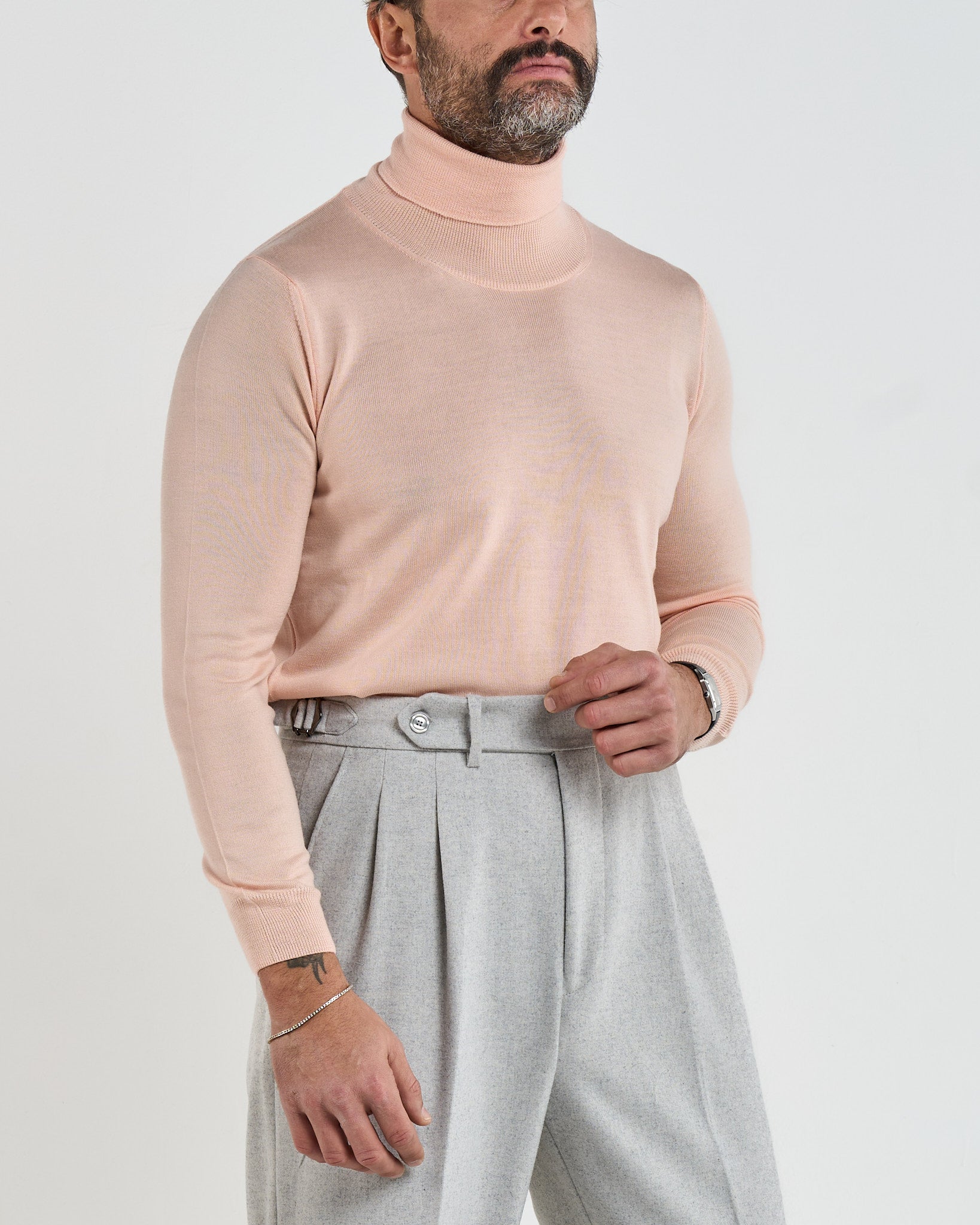 Dolcevita 100% Lana Merinos Cipria