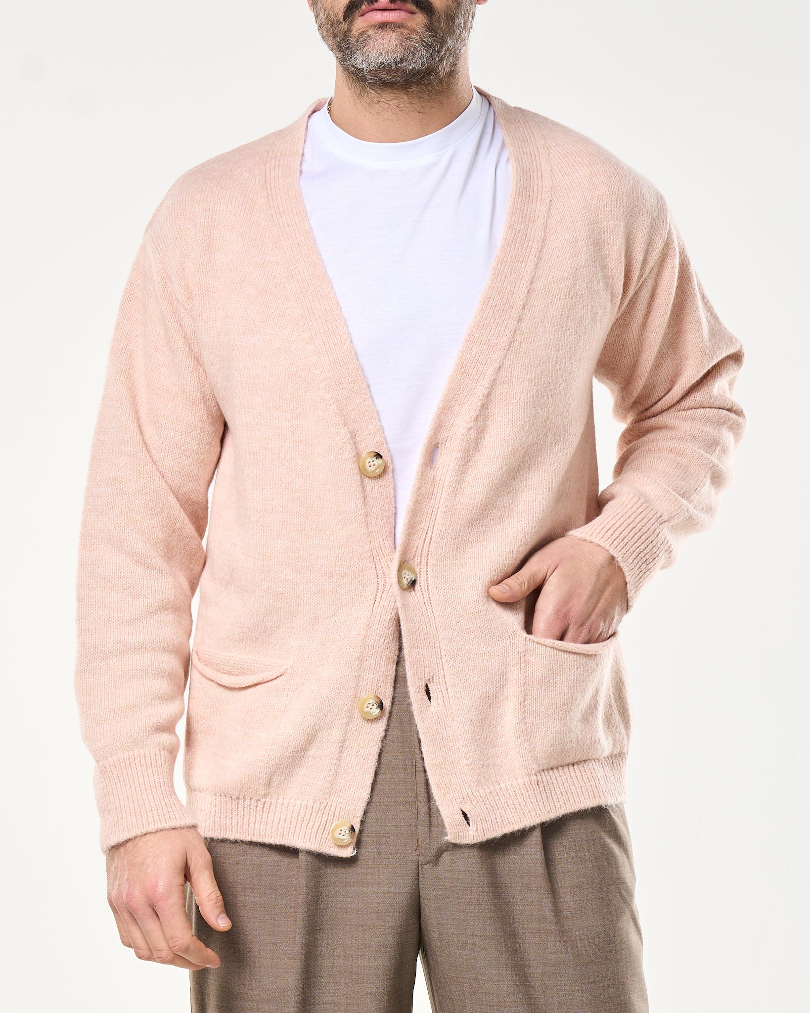 Cardigan Relax Knit Rosino