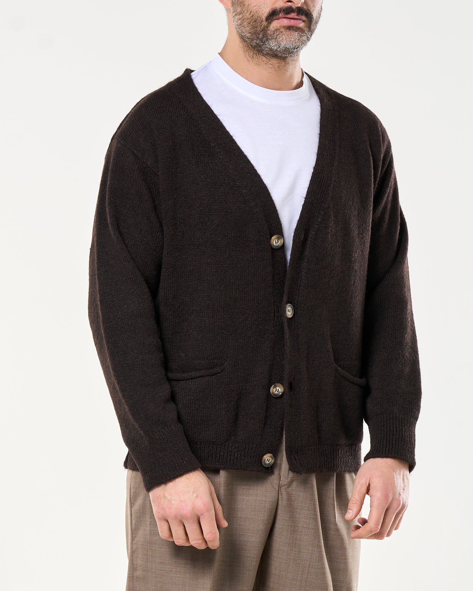 Cardigan Relax Knit Testa di Moro