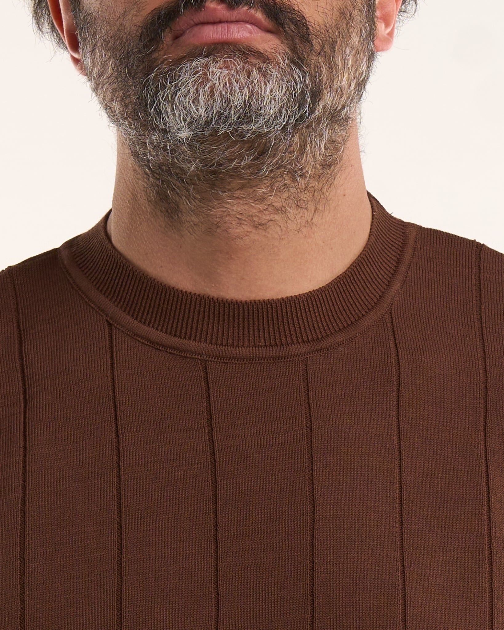 Henley Knit Blue Sweater