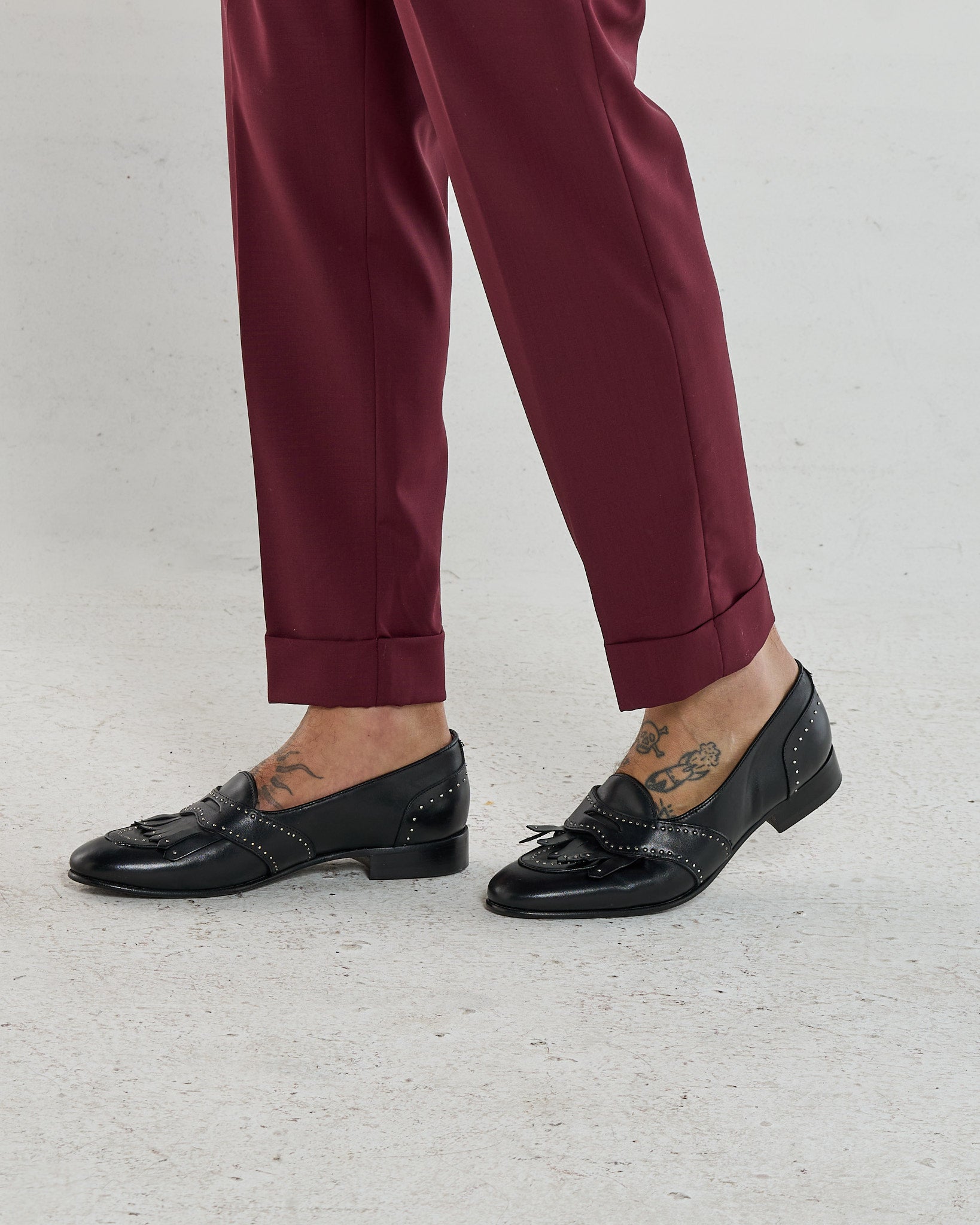 Amaranth Florence Trousers with Round Bustier