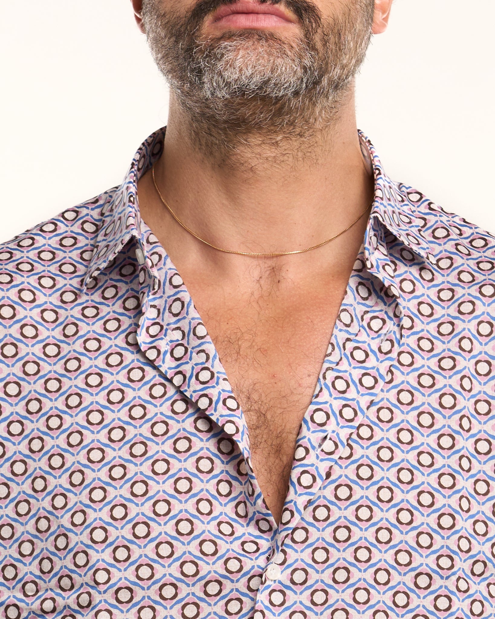 Black French Collar Shirt