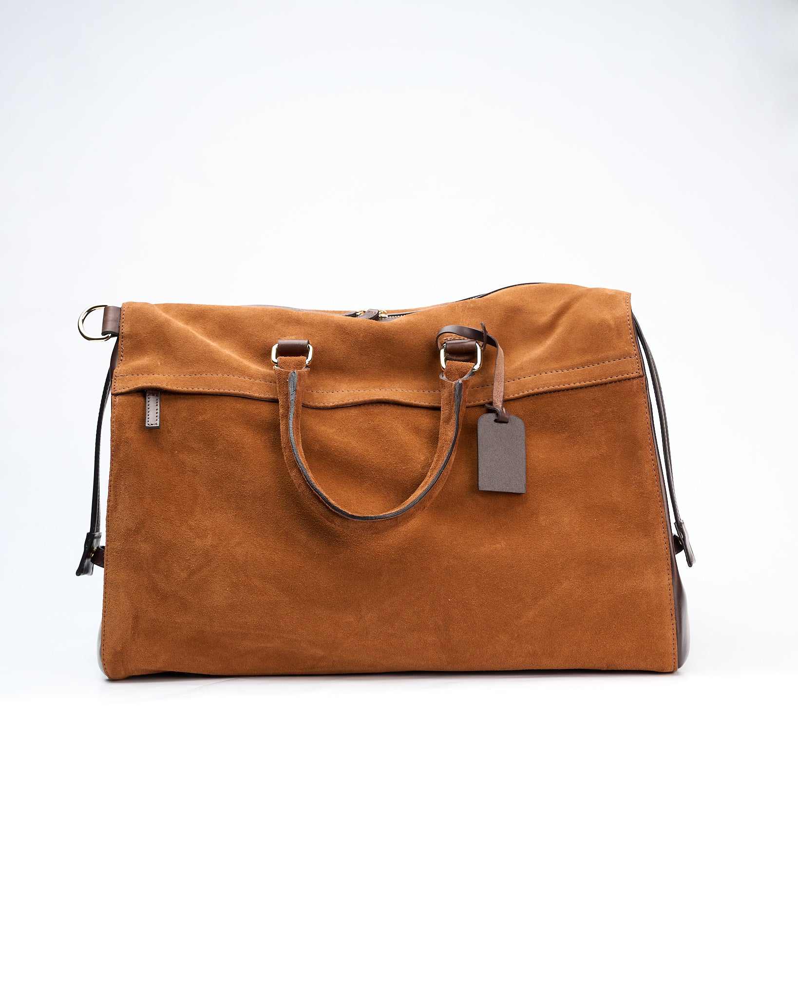 Borsone in Pelle Scamosciata