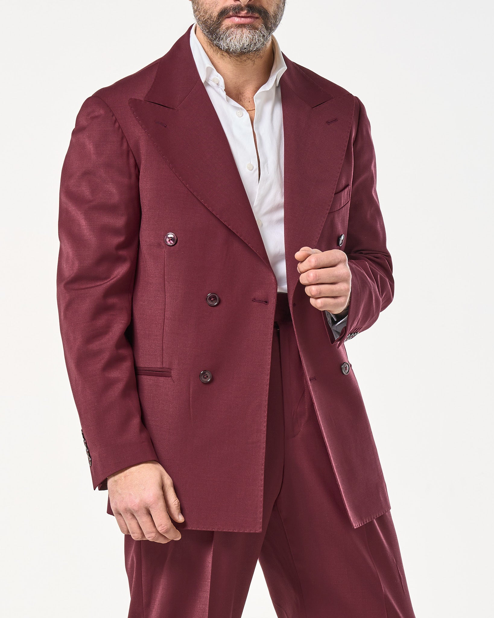 Giacca Doppiopetto Abbottonatura Centrale con Rever a Lancia Bordò Firenze